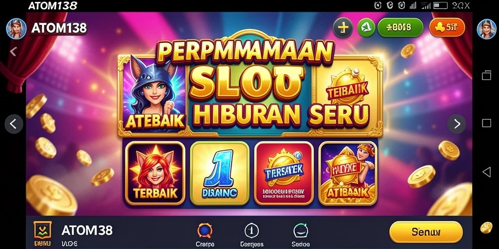Tampilan gameplay ATOM138 yang memukau dan menegangkan.