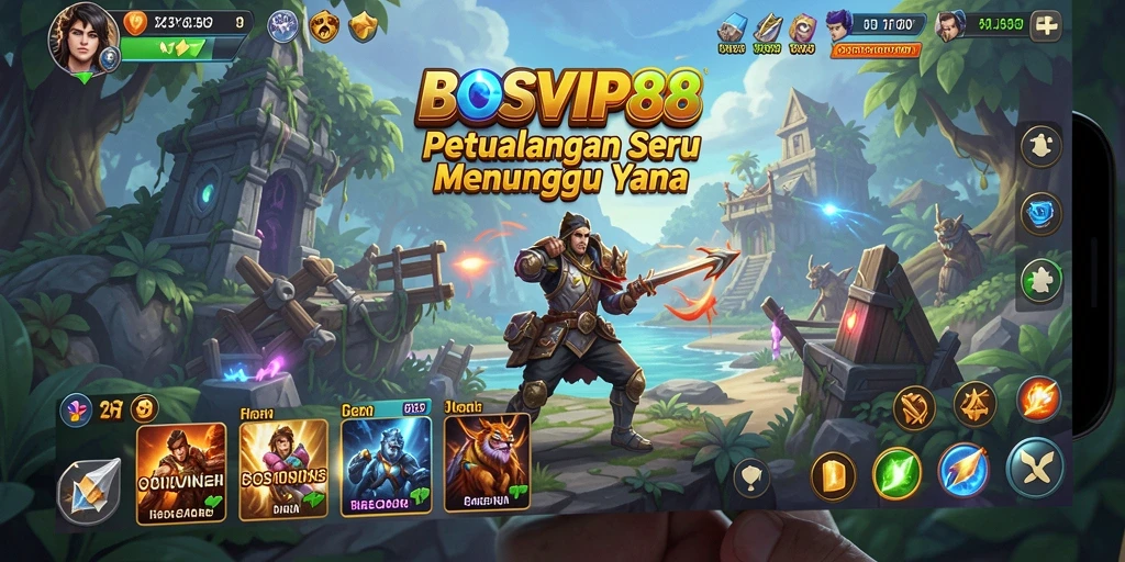 Gameplay seru di dunia petualangan BOSVIP88.