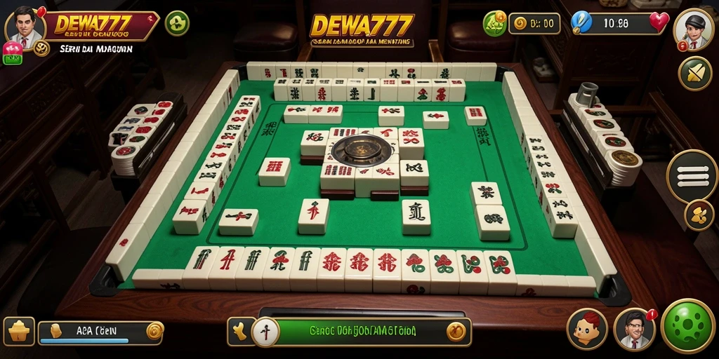 Screenshot DEWA777 menampilkan gameplay Mahjong yang menarik dan penuh tantangan.