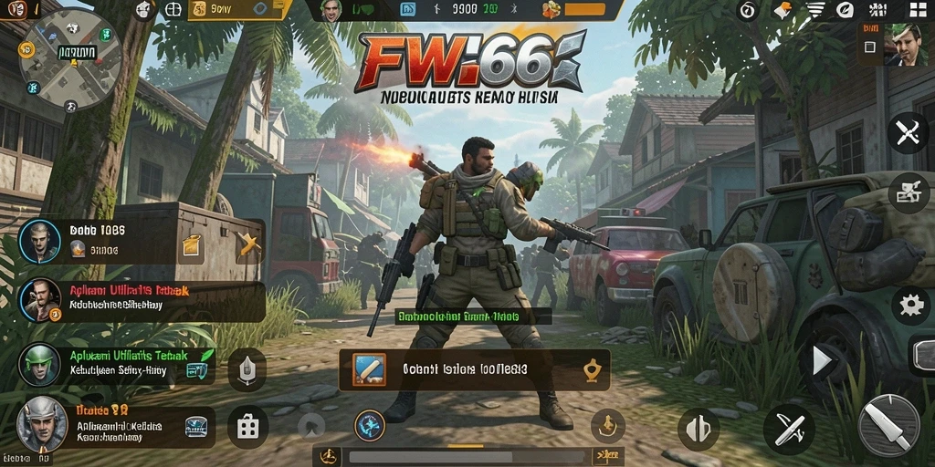Tampilan antarmuka pengguna FW66 yang ramah dan mudah dipahami.