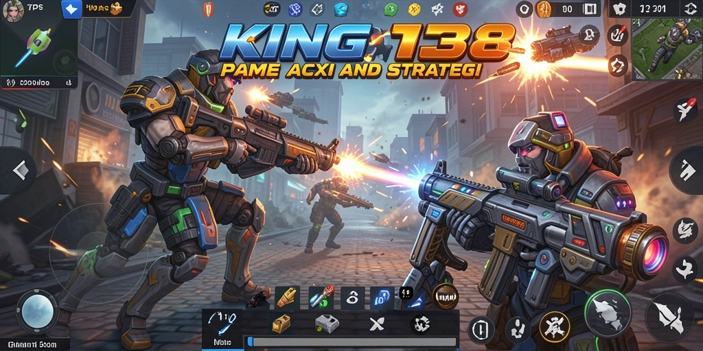 Screenshot KING138 menampilkan aksi seru dan strategi dalam gameplay TPS.
